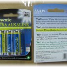 Brownie AA Ultra Alkaline Battery 8 pak  4 packages