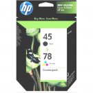 HP Printer Cartridge 45/78 Combo**FREE SHIPPING**
