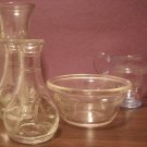 Assorted glassware