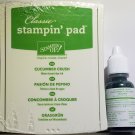 CUCUMBER CRUSH - CLASSIC STAMPIN' UP! PAD AND INK REFILL - RETIRED COLOR - NEW