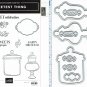 Stampin' Up! SWEETEST THING & JAR OF SWEETS FRAMELITS Dies - NEW