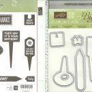Stampin' Up! STAKE YOUR CLAIM & HANDPICKED FRAMELITS  DIES - NEW