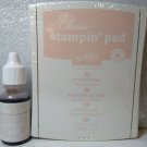 CLASSIC STAMPIN' UP! PAD AND INK REFILL - POWDER PINK - RETIRED - NEW