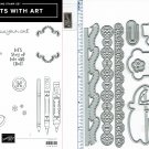 Stampin' Up! IT STARTS WITH ART & ARTS & CRAFTS DIES STAMPIN' CUT & EMBOSS - NEW