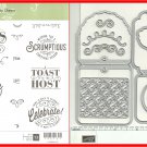 Stampin' Up! HERE'S TO CHEERS + CHEERFUL TAGS THINLITS DIES - NEW