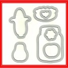 Stampin' Up! CANNERY FRAMELITS DIES by SIZZIX BIG SHOT - NEW