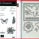 Stampin' Up! POSITIVE THOUGHTS & NATURE'S THOUGHTS DIES - NEW