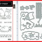 Stampin' Up! THIS BIRTHDAY PIGGY & PLAYFUL PIGGY DIES - NEW