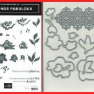 Stampin' Up! ALL THINGS FABULOUS & FABULOUS FLORALS DIES - NEW