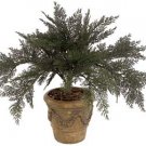 27"" Artificial Outdoor Spreading Juniper Plant (pot not included)-Set of 6 - a-080