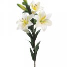 1 Dozen - 34"" Day Tiger Artificial Lily Sprays with 3 Flowers - gtl804-cr
