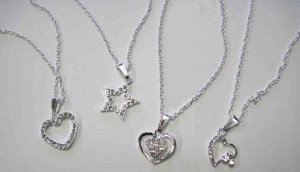 20" Rhinestone necklace,