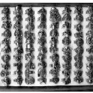 100 Piece biker rings with display unit