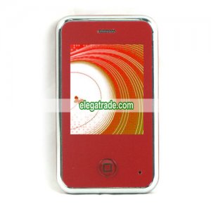 Seloo AK09 Mini QuadBand Touch Screen Phone with DualStandby Bluetooth - Red