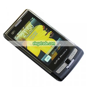 W880 GPS Dual Card Quad Band Nevagation Key WIFI TV 3.5 Inch Cell Phone Black