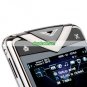 VE01 WIFI Dual Card Quad Band Luxury Metal Cell Phone Black