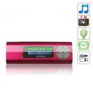 USB Interface Color Screen MP3 Player with FM and 2GB Memory - Pink