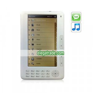 7 Inch Fashion Design Digital E-Book Reader with 4GB Memory