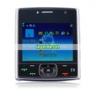 X89+  Card Quad Band  Camera Flashlight TV JAVA QWERTY Keypad Metal Cover Cell Phone