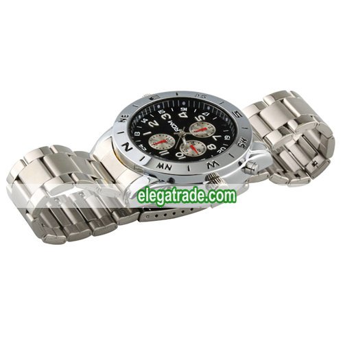 wrist watch with camera and voice recorder