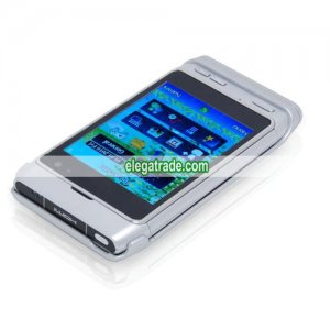 Mini N8 Quad Band Dual Cards Dual Cameras Bluetooth Touch Screen China Phone - Silver