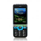 G5 Low Price Dual Card Quad Band Torch Bluetooth Ultra Thin Cell Phone Black and Blue