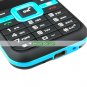 G5 Low Price Dual Card Quad Band Torch Bluetooth Ultra Thin Cell Phone Black and Blue