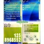 G5 Low Price Dual Card Quad Band Torch Bluetooth Ultra Thin Cell Phone Black and Blue