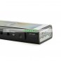 Solar Powered 4 Bright LED Flashlight with FM Radio, Standard DC 5V Output