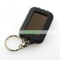 LED Flashlight Keychain with Solar Power Supply - With 3 Super Bright White LED - Power Saving