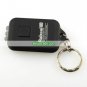 LED Flashlight Keychain with Solar Power Supply - With 3 Super Bright White LED - Power Saving