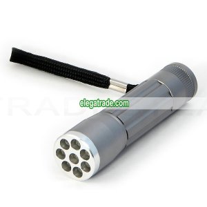 8 Bulb LED Flashlight - Water Resistance