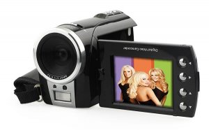 Digital Camcorder - 5MP Image Sensor - 4x Digital Zoom - 2.4-inch TFT LCD Display