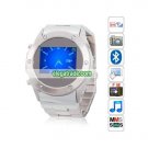 MQ866 Quad Band Single Card Bluetooth Camera Touch Screen Watch China Phone - Silver