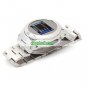 MQ666 Quad Band Single Card Bluetooth Camera Touch Screen Watch China Phone - Silver