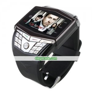 GD910 Quad Band Ultra Thin Flat Touch Screen Watch Phone (2GB TF Card)