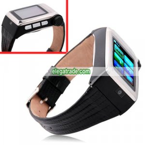G3 Quad Band Single Card Bluetooth Camera Touch Screen Watch China Phone (Built in 2G Memory)