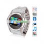 S760 Quad Band Dual Cards Bluetooth Camera Touch Screen Cool Watch China Phone - Silver & Black