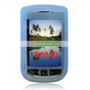 High Quality Silicone Case for Blackberry 9800 - Blue