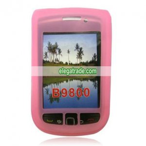 High Quality Silicone Case for Blackberry 9800 - Pink