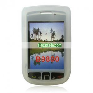 High Quality Silicone Case for Blackberry 9800 - White