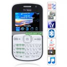 F1 Quad Band Dual Cards Dual Standby Dual Cameras Color TV Bluetooth Java White