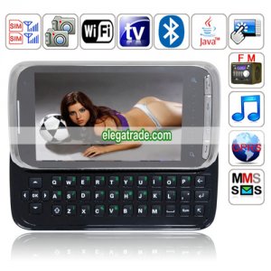 V909 Quad Band Dual Cards Dual Standby Dual Cameras WIFI Color TV Bluetooth Java Phone
