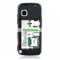 5230 Quad Band Dual Cards Dual Standby Camera Bluetooth Java  Phone - Black
