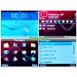 E75 Quad Band Dual Cards Dual Standby Dual Cameras Color TV Bluetooth Phone - Black