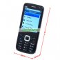 N6700 Quad Band Dual Card Dual Cameras WiFi Color TV Bluetooth Java Phone - Black