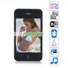 HiPhone K668 Quad Band Dual Cards Dual Cameras WiFi Bluetooth Java  Phone - Black