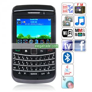 9700-WIFI Quad Band Dual Cards Dual Cameras WIFI Color TV Bluetooth 2.2 Inch Screen Phone