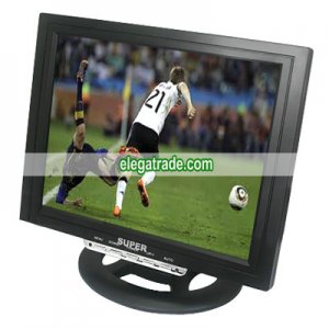 12 Inches TFT LCD Display 75Hz External Antenna Input Jack S-Video Input Jack AUDIO AV Input