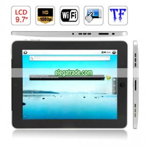 Android 2.2 iMX515 1GHZ 512M RAM 8GB HDD WIFI 9.7-inch Capacitive Touch Screen Tablet PC